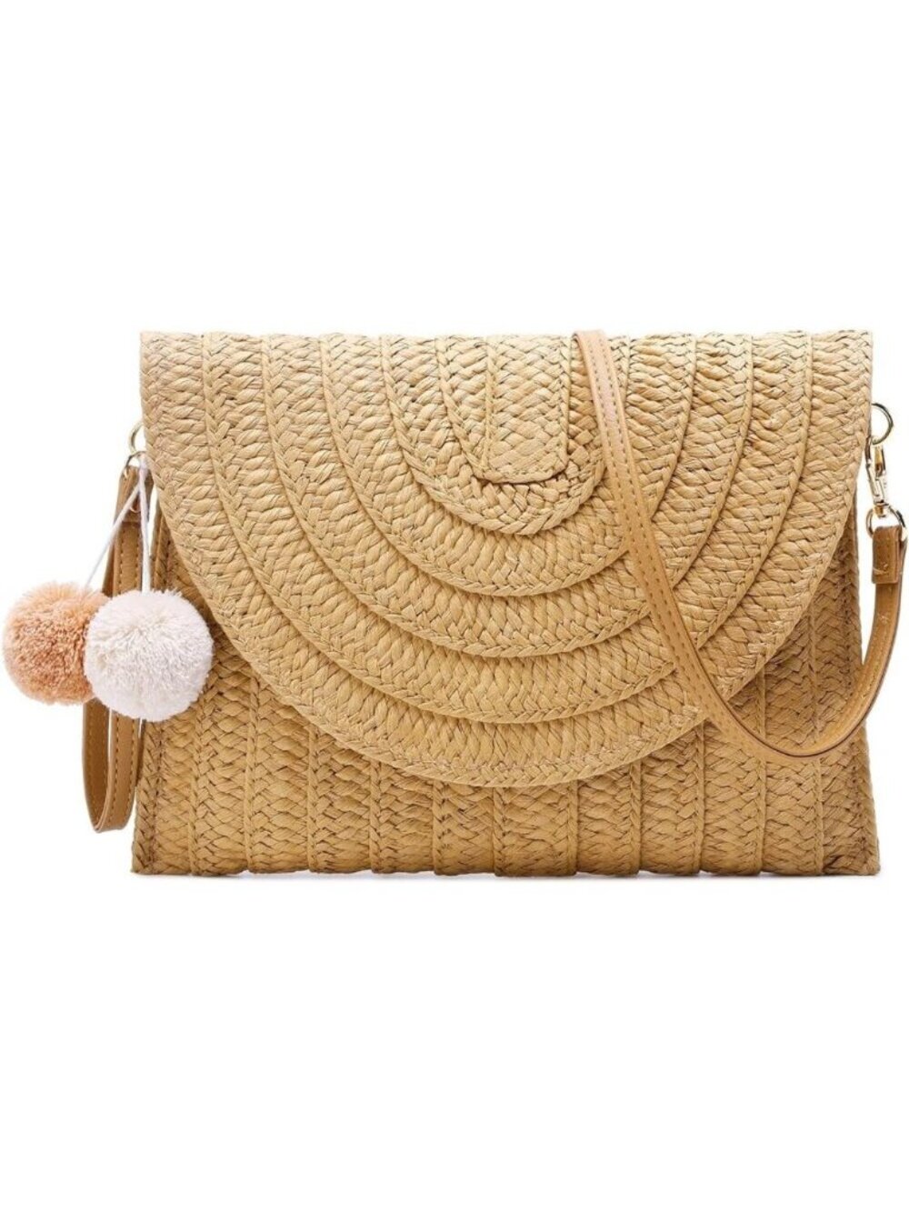For Women Straw Clutch Purses  Beach Purse Envelope Woven Ladies Shoulder Bags